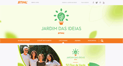 Desktop Screenshot of jardimdasideias.com.br